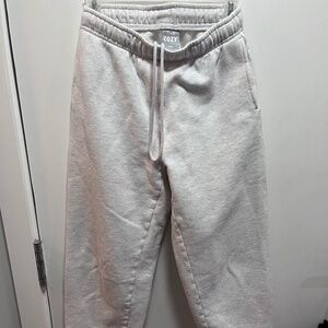 aritzia tna mega fleece cloud grey